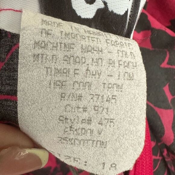 Hilo Hattie Hawaiian Vintage Lei Strand Puff Sleeve Flounced Ruffle Hem Muʻumuʻu - Picture 6 of 6